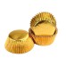 Cupcake cups - vormpjes 50mm goud 60st